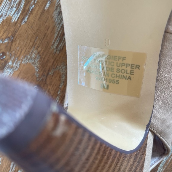 Nine West Taupe Maggieff Heels - Picture 4 of 9